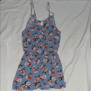 Floral print romper